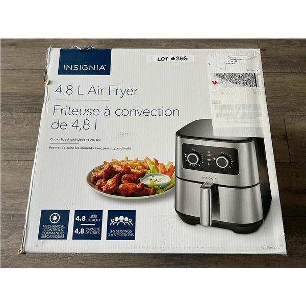 *NEW* Lot Of 1 4.8L Insignia Air Fryer - Open Box