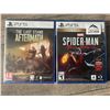 Image 2 : *NEW* Lot Of 2 PS5 Games Last Stand Aftermath & Spiderman Miles Morales