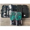 Image 1 : *NEW* Lot Of 4 BBQ Sets With 2 Pairs Of Heat Resistant Gloves