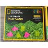 Image 2 : *NEW* Lot Of 4 National Geographic Play Sand Sets - Includes 6 Sand Bowls And 6LB Bag Of Play Sand