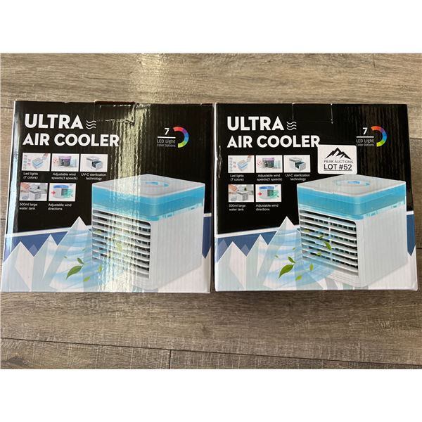 *NEW* Lot Of 2 Tabletop/Desk Air Coolers