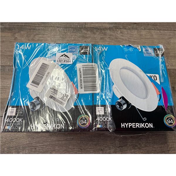 *NEW* Lot Of 4 Hyperikon 4000K 5"-6" LED Downlights