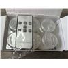 Image 3 : *NEW* Lot Of 1 Box Of 6 Rechargeable LED Tea Light Candles