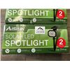 Image 2 : *NEW* Lot Of 4 Boxes Of Solar LED Spotlights - 2PCS per box!