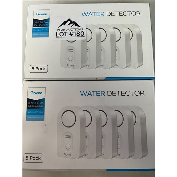 *NEW* Lot of 2 Govee Water Detectors (5pcs per box)