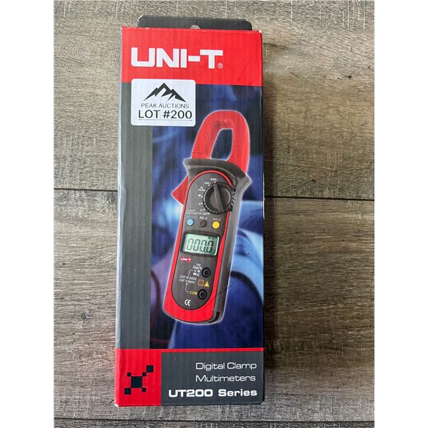 *NEW* Lot of 1 UNI-T Digital Clamp Multimeter (UT200 Series)