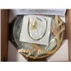 Image 2 : *NEW* Lot of 2 LED Ceiling Lights w/ Green Acrylic & Wood Antler Design
