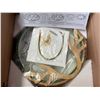 Image 2 : *NEW* Lot of 2 LED Ceiling Lights w/ Green Acrylic & Wood Antler Design