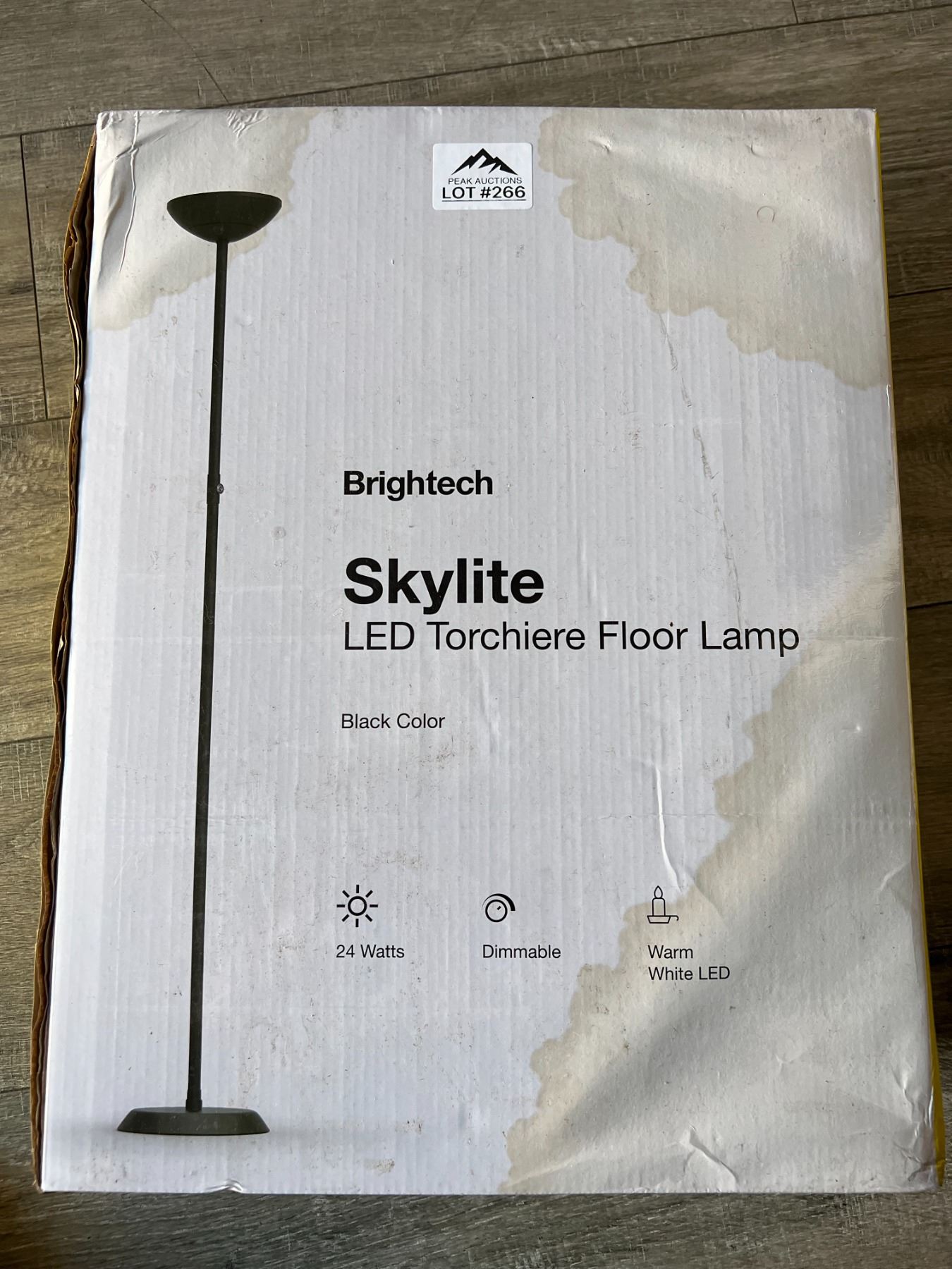 *NEW* Lot of 1 Brightech Skylite LED Torchiere Floor Lamp