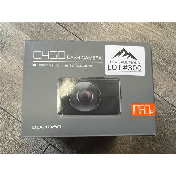 *NEW* Lot of 1 Apeman C450 Dash Camera