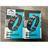 Image 1 : *NEW* Lot of 2 X1 Smart Bracelets/Fitness Activity Trackers w/ Bluetooth