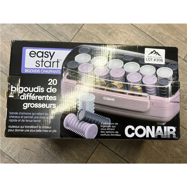 *NEW* Lot of 1 Conair Easy Start Hot Rollers for Hair