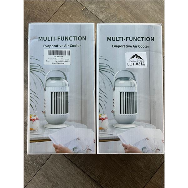 *NEW* Lot of 2 Multi-Function Evaporative Portable Air Coolers