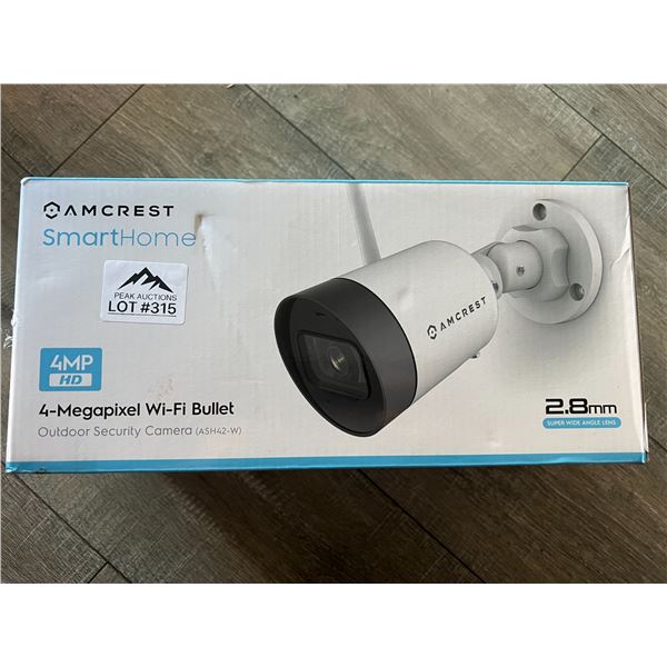 *NEW - BOX DAMAGED* Lot of 1 CamCrest SmartHome Outdoor Security Wifi Camera