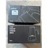 Image 1 : *NEW* Lot of 2 Three-cup Stovetop Espresso Makers