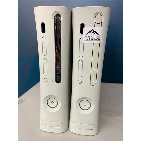 *USED* Lot of 2 Xbox 360 Consoles w/ Hard Drives