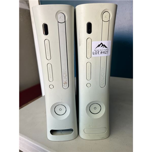 *USED* Lot of 2 Xbox 360 Consoles w/ Hard Drives