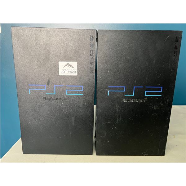 *USED* Lot of 2 Playstation 2 Consoles