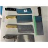 Image 1 : *USED* Lot of 5 Assorted Cleavers