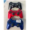 Image 1 : *USED* Lot of 3 Playstation 3 Controllers