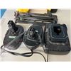 Image 2 : *USED* Lot of 1 Dewalt Nail Gun w/ 3 Batteries & Charger
