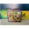 Image 1 : *USED* Lot of 3 Vintage Lunch Boxes (Bugaloos, TMNT, and Curious George)