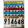 Image 1 : *USED* Lot of 5 Assorted Panama License Plates