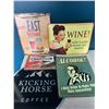 Image 1 : *USED* Lot of 5 Assorted Vintage/Retro Signs