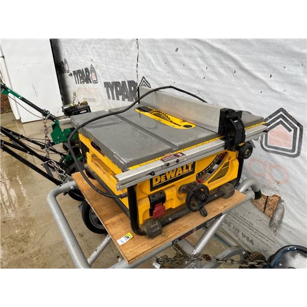 Table Saw on Support