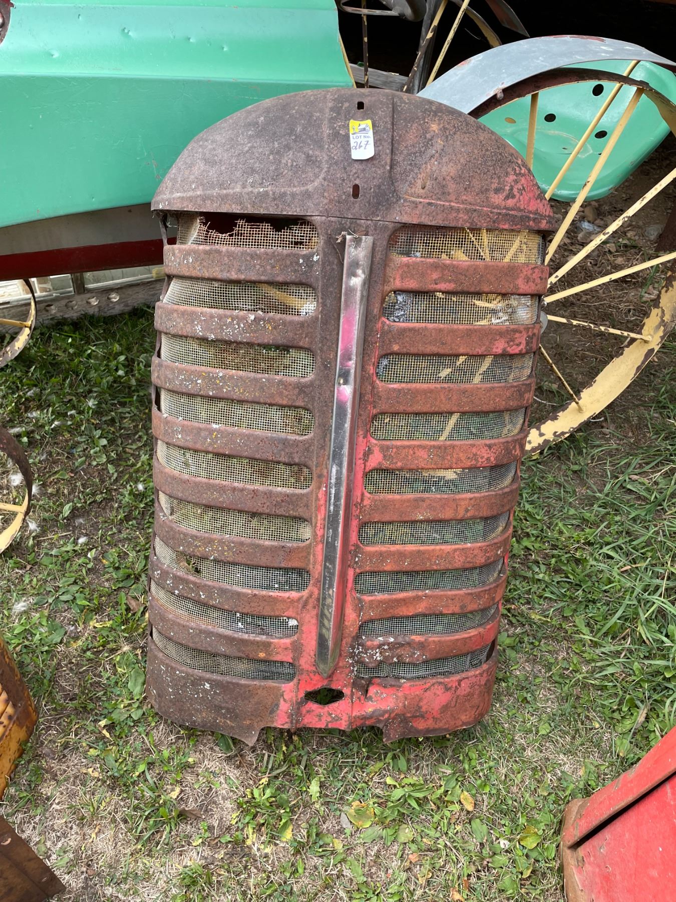 Vintage Massey Harris 55 Tractor Grill