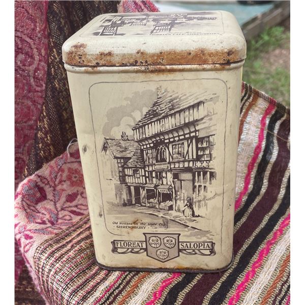 Floreat Salopie (coffee tin?)