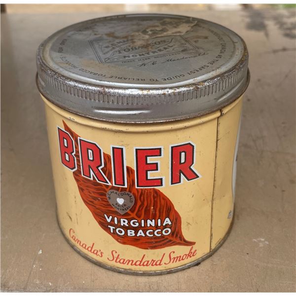 Brier Tobacco Tin