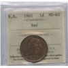 Image 1 : 1861 New Brunswick One Cent