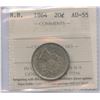 Image 1 : 1864 New Brunswick Twenty Cents