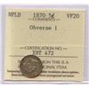 Image 1 : 1870 Newfoundland Five Cents