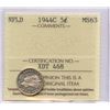 Image 1 : 1944C Newfoundland Five Cents