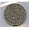 Image 2 : 1881 Newfoundland Twenty Cents