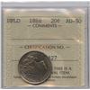 Image 1 : 1888 Newfoundland Twenty Cents