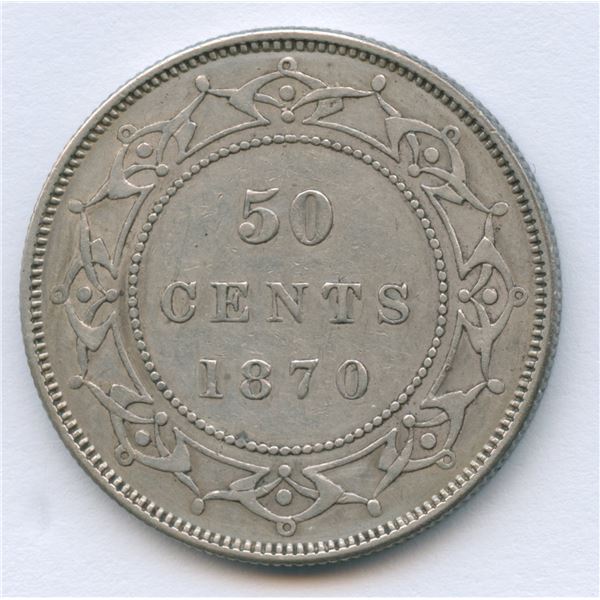 1870 Newfoundland Fifty Cents