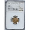 Image 1 : 1888 Newfoundland $2 Gold