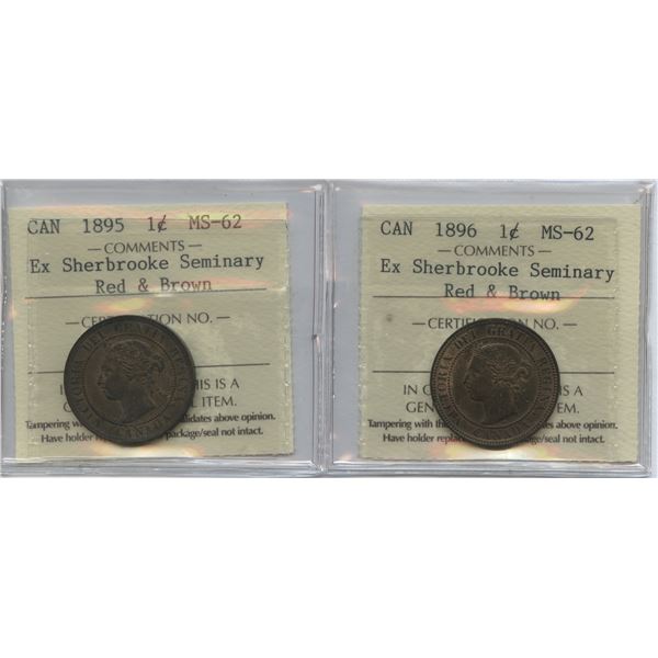 1895 & 1896 One Cents
