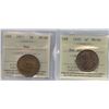 Image 1 : 1917 & 1918 One Cents
