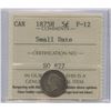 Image 1 : 1875H Five Cents