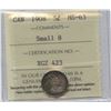 Image 1 : 1908 Five Cents - Small 8