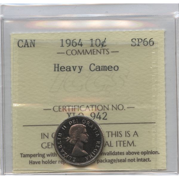 1964 Ten Cents