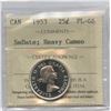 Image 1 : 1953 Twenty-Five Cents - Proof Like