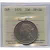 Image 1 : 1870 Fifty Cents - L.C.W.