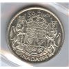 Image 2 : 1947 Fifty Cents - Curved Right 7