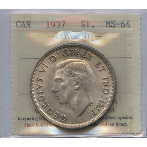 1937 Silver Dollar