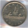 Image 2 : 1947 Silver Dollar - Maple Leaf Doubled HP
